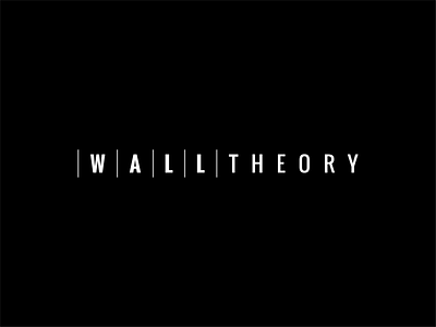Wall Theory Logo branding design graphic design logo logotype wall wordmark