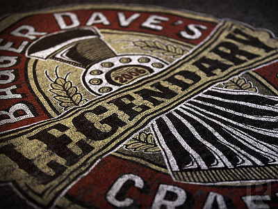 Bagger Dave's apparel bagger daves illustration lilly oaks shirt tee