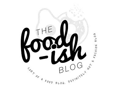 The Food-Ish Blog avocado blog branding donut food icons logo nutrition