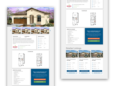 Inspirada Models Redesign homes listings real estate redesign search