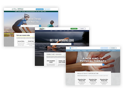 Physical Therapy Theme Expansion design healthcare homepage physical therapy pt screenshots search theme ux wordpress