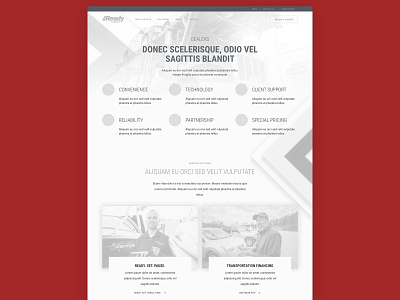 Auto Logistics Wireframes