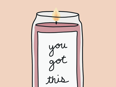 Motivational Inflation Candle