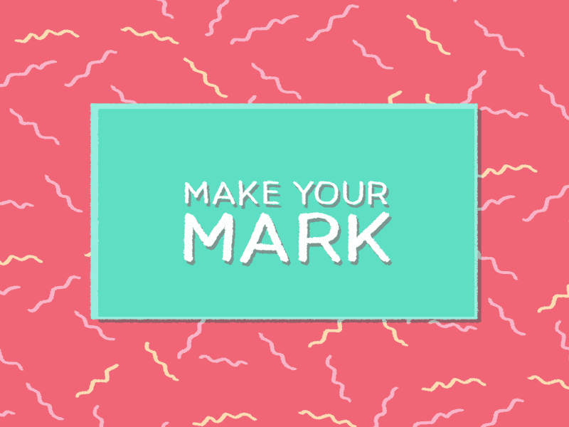 Make Your Mark [Tumblr] 2d animation america gif servicenation tumblr united states usa
