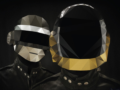 Daft Punk Polygon Pixel