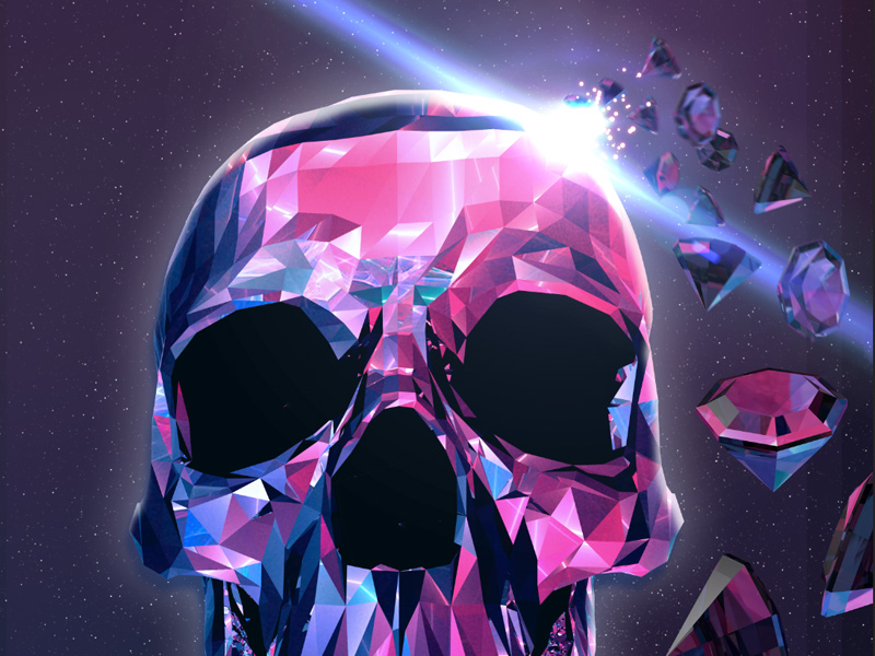 Diamond Skull by Matthew Reilly on Dribbble