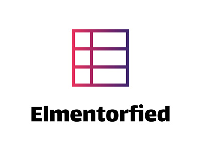 Elementorfied Logo e logo elementor elementor pro line logo lines logo pink logo simple simple design simple logo square square logo