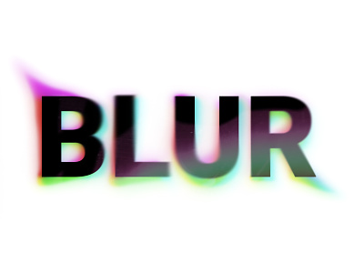 BLUR blur blurred text colourful leaks light leaks text typo typography