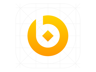 Blockchain icon(B+Copper Cash) bitcoin block blockchain coin yellow