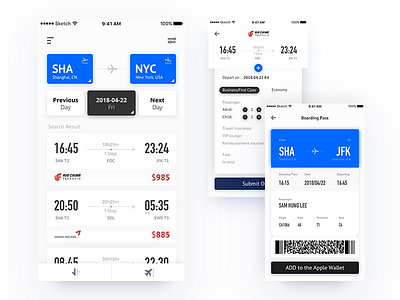 Practice: Flight booking App