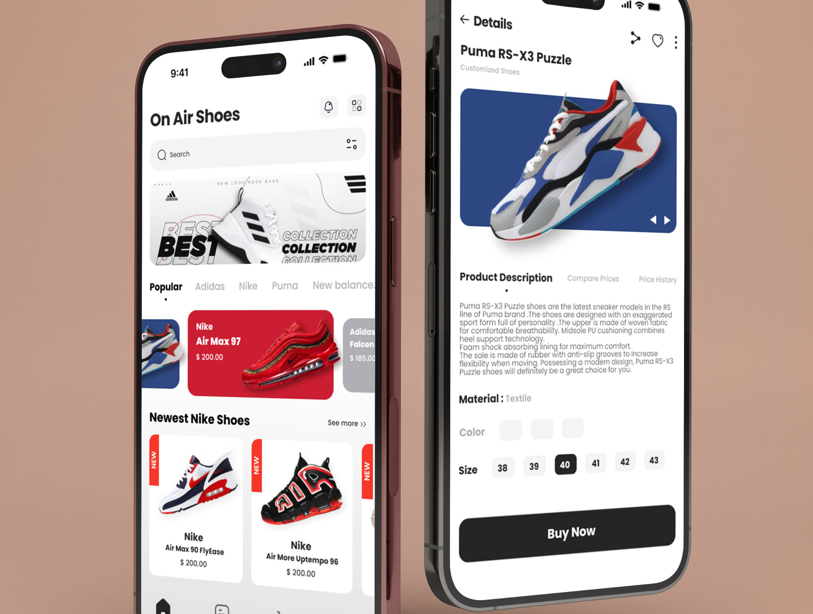 Mobile App Order Shoes Online by Thuận Trịnh Đình on Dribbble