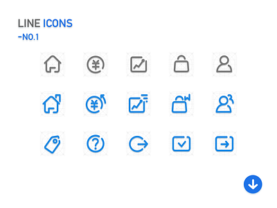 Line Icons app color financial icon line icon money ui