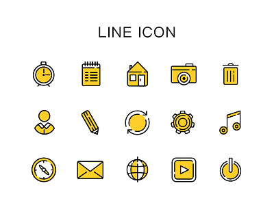Line Icon free icon psd