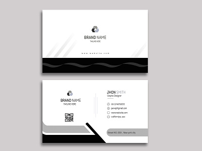 Black and white business card black and white business card branding business card business card template card designs cards corporate business card design designing cards modern business card simple business card vsiting card