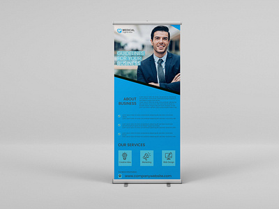 Corporate rollup banner