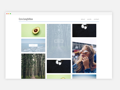 Portfolio Mock-Up for Visual Designer or Photographer