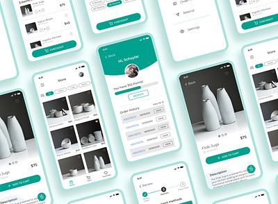 Dry Foot Studio App Concept app design ui ux