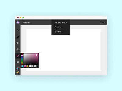 Bujo - Canvas Expanded (Mintbean Hackathon) app design ui ux web webdesign