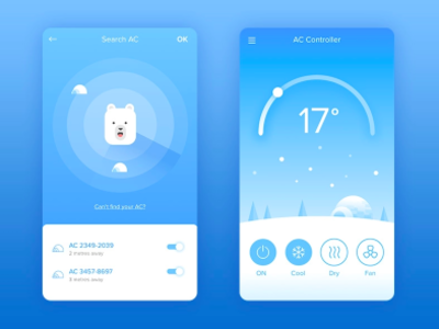 winter app concept