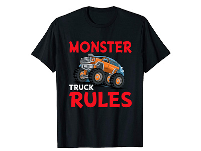 This is My Monster Truck T-Shirt Design bundle t shirt coustom t shirt design graphic design illustration monster truck t shirt design tshirt design