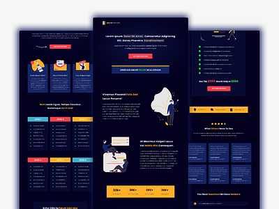 Dark theme Sales Funnel Design