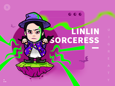 illustrations-"Grumpy Linlin" cute design illustrations q version