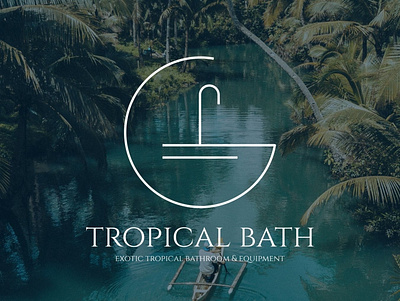 Tropical Bath branding business company graphic design logo logo custom logo design property real estate
