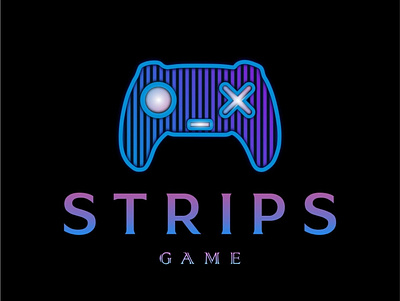 STRIPS GAME Logo branding business design game gamers graphic design illustration logo logo design streamers ui ux vector