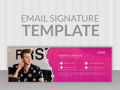 Business Email Signature Template 2022 email signature advertising business business email signature corporate design email signatures email template email template design emailk template freepik html email modern email signature unique email signature