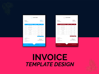 Invoice Template Design advertising business invoice company invoice corporate invoice design graphic design invoice invoice design invoice template invoice templates modern invoice order form design order form template price list design