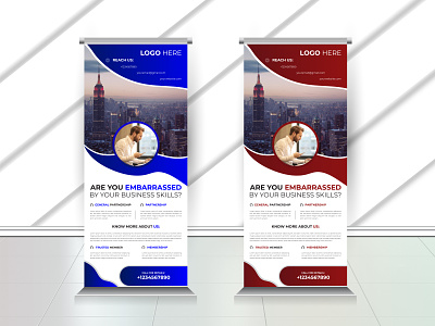 Corporate Business Promotional Roll Up Banner