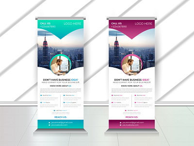 Business Promotional Roll up or Stand Banner