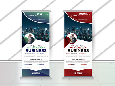 Corporate Business Roll up or Rectractable Banner