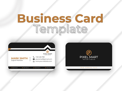 Corporate minimalist Business Card Template