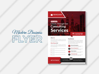 Corporate Business Flyer Template Design