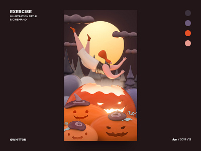 Illustration to 3D - Halloween