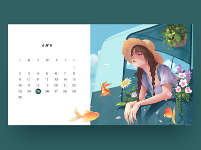 Illustrations calendar