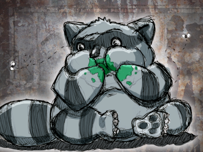 Cute Coon cute illustration raccoon sketch