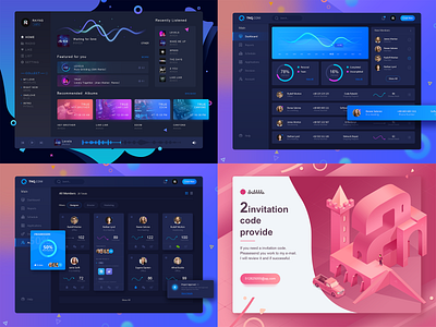 Top 4 Shots 2018 2.5d blue car dark darkdashboard dashboard dribbble illustration invitaion isometric typography ui uidesign ux