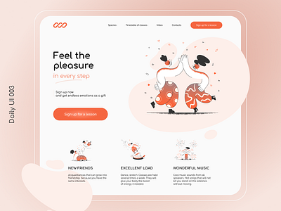 Landing page app branding design interface landing minimal ui ux web website