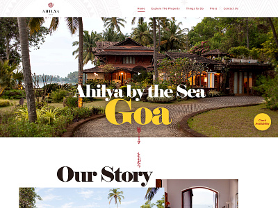 Homepage beaches booking graphic design hospitality illustration tourism travel ui design web