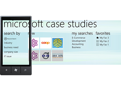 Microsoft Case Studies Application for Windows Phone