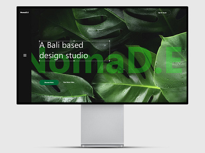 TROPICAL PARADISE - LANDING PAGE adobe xd adobexd app design concepts designer landing landingpage studio ui ui ux ui design uidesign uiinspiration web web app webdesign webpage