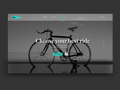 Bike Product Landing Page