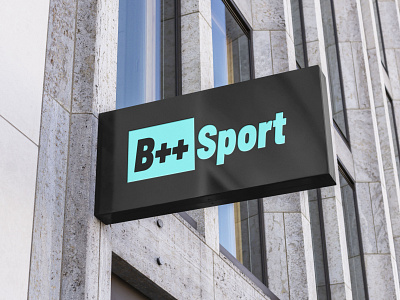 B ++ Sport logo bicycle bike bike ride branding design logo logosign logotype minimal sign sport sports logo typography