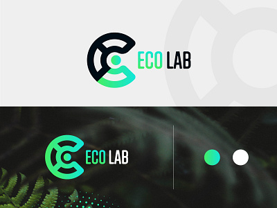 Eco Lab - Logo & Branding app brand identity design eco ecology geometry gradient lab logo logotype mark minimal platform recycle shape sustainability symbol symbolmark typography zero waste