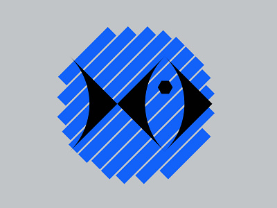 BLUE - BISTRO LOGO blue branding design geometry illustration logo logotype minimal shape sign symbol vector