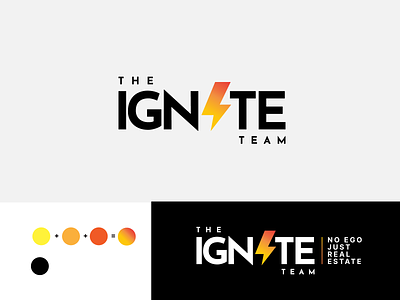 IGNITE TEAM BRANDING branding color flat geometry illustration logo logodesign logotype minimal realestate realestate logo realestateagent shape team teamlogo typography vector