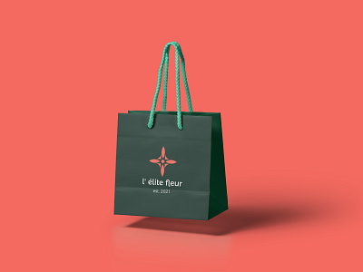 Paper Bag Florist Shop bag branding design designs eco florist logo flower flower logo geometry illustration logo logotype mark minimal packaging paper shape shop smallbusiness typography
