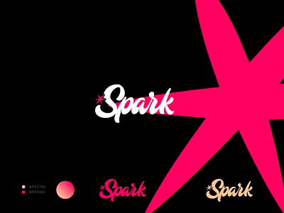 Spark - Logo branding design geometry illustration logo logomark logotype minimal shape spark typo typography vector
